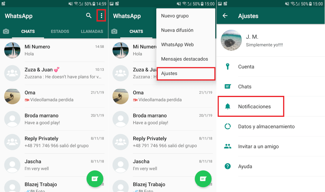 Desactivar Las Respuestas Desde Las Notificaciones De Whatsapp 8960